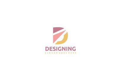Designing Logo Letter D