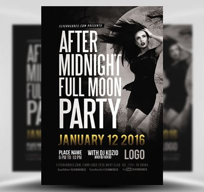After Midnight Full Moon Flyer 1