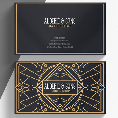 Art Deco Business Card