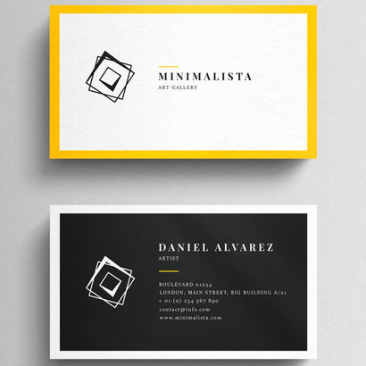 Art Minimal Business Card