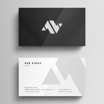 Artist Minimal Business Card