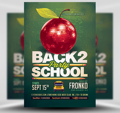 Back To School Party Flyer 6 1