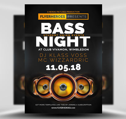 Bass Night Flyer 1