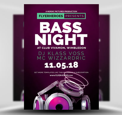 Bass Night Flyer 2 1
