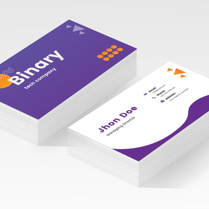 Binary Business Card Design #09