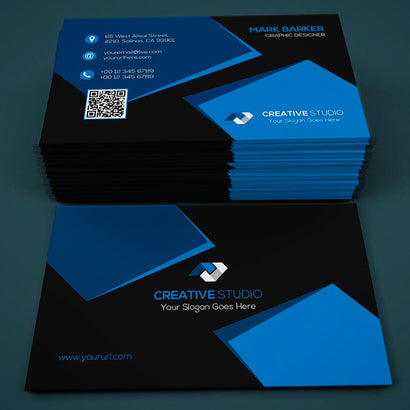 Business Card Blue