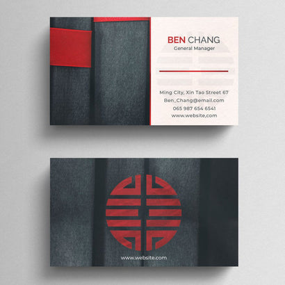 Chang Business Card Design #17
