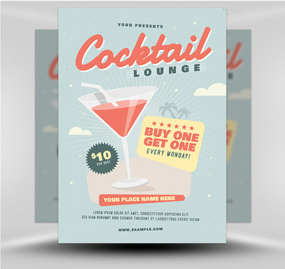 Cocktail Lounge Flyer 1