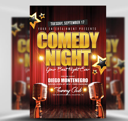 Comedy Night Flyer 1