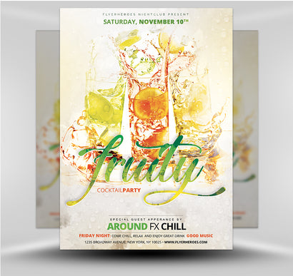 Drink Night Club 3 1 Flyer