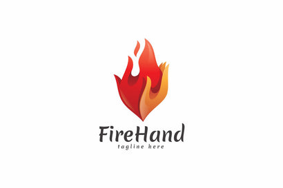 Fire Hand - Logo Template