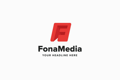 Fona Media F Leter Logo