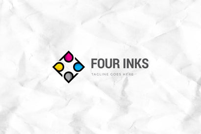 Four Inks Logo Template
