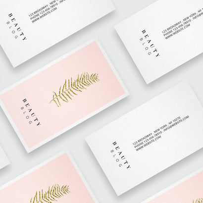 Golden Leaf Business Card