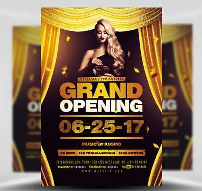 Grand Opening 1 Flyer