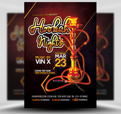 Hookah Nights V2 1 Flyer