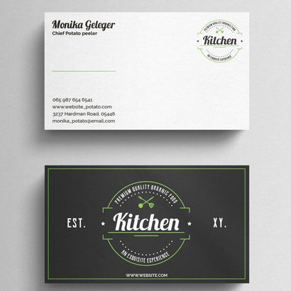 Kitchen Business Card Design #37