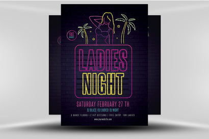 Ladies Night 01 v1 Flyer