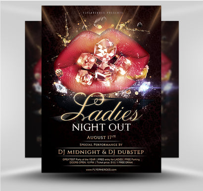 Ladies Night Flyer 4 1
