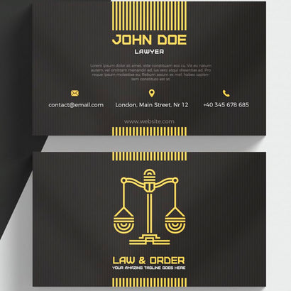 Lawyer Business Card