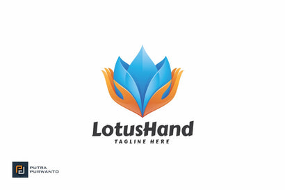 Lotus Hand - Logo