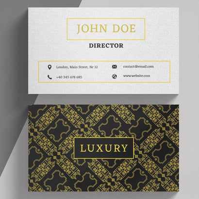 Luxury Golden Business Card Design #39