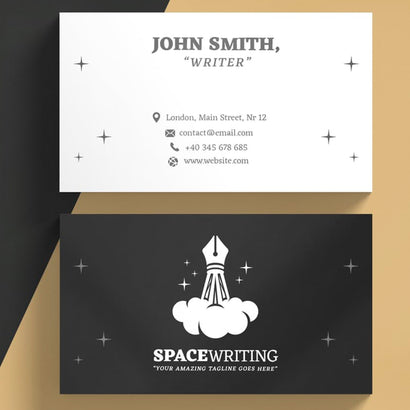 Main Creative Writer Business Card