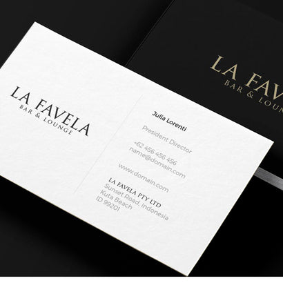 Minimal Business Card - Restaurant