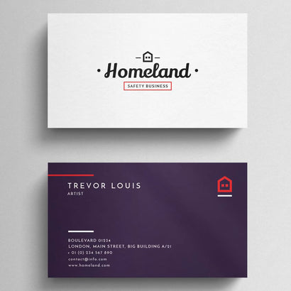 Minimal Homeland Business Card