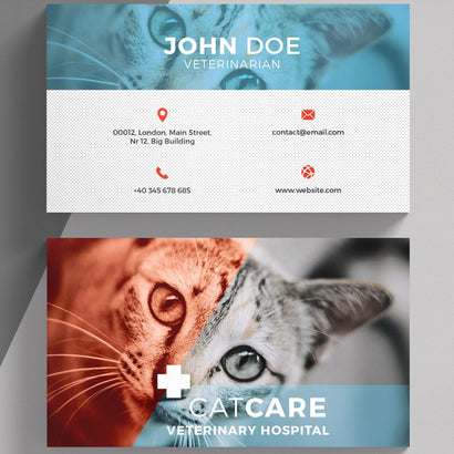 Veterinarian Business Card Design #69