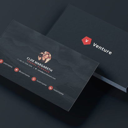Venture Corporate Business Card Design #68