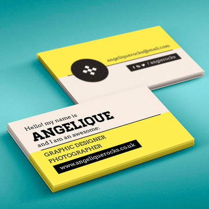 Modern Y Business Card