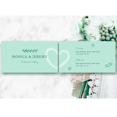 Monica Wedding Business Card
