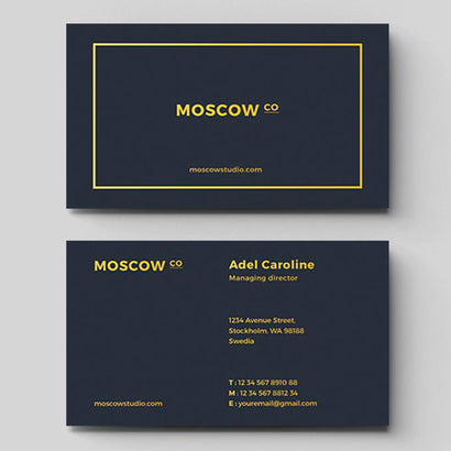 Moscow Business Card