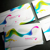 Painted Business Card Design