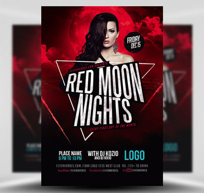 Red Moon Nights Flyer 1