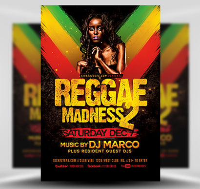Reggae Madness Flyer 1