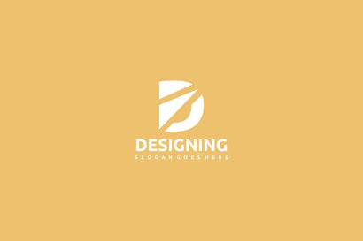 Designing Logo Letter D