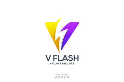 V flash V Logo
